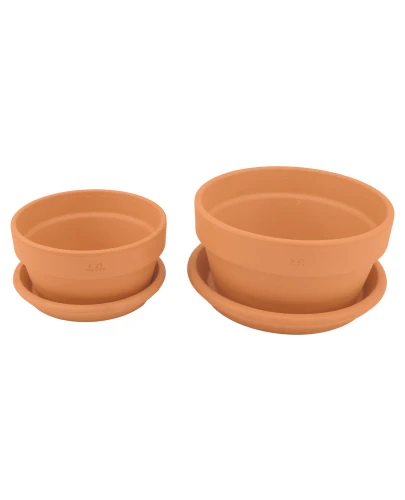 DEGREA Doniczka MINI VASO D21 Ceramiczna Terakota NISKA 21cm 5