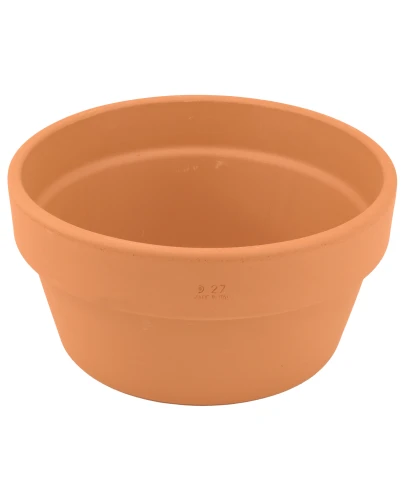 DEGREA Doniczka MINI VASO D27 Ceramiczna Terakota NISKA 27cm 1