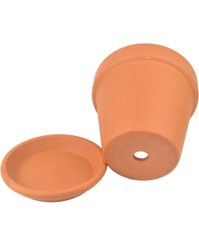 DEGREA Doniczka Ceramiczna Terakota VASO  D17 cm + Podstawek D15 cm 1