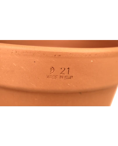 DEGREA Doniczka Ceramiczna Terakota VASO D21 cm + Podstawek D19 cm 2
