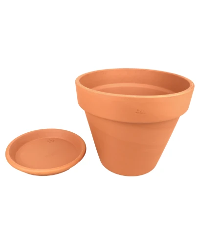 DEGREA Doniczka Ceramiczna Terakota VASO  D35 cm + Podstawek D28 cm 1
