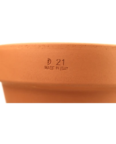 DEGREA Doniczka MEZZO VASO D21 Ceramiczna + Podstawka D21 3