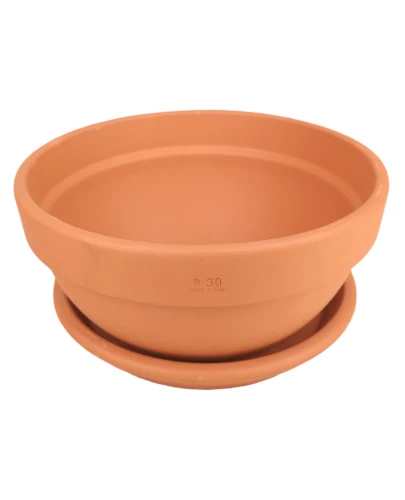 DEGREA Misa Ciotola IBIS D30 Ceramiczna Terakota 30cm + Podstawek D28 cm 1