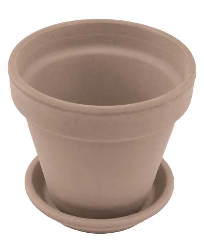 DEGREA Doniczka Ceramiczna Terakota VASO VULCANO D15 cm + Podstawek D13 cm 1