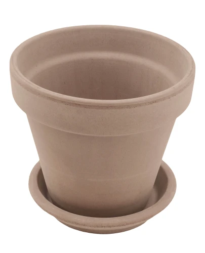 DEGREA Doniczka Ceramiczna Terakota VASO VULCANO D17 cm + Podstawek D15 cm 1