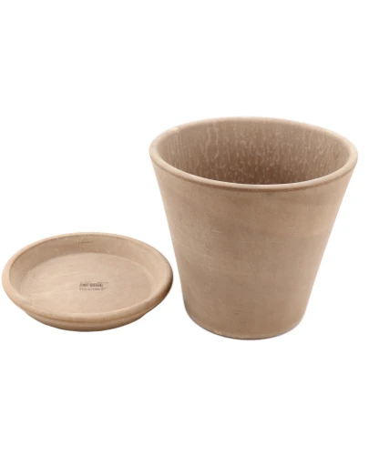 DEGREA Doniczka Ceramiczna Terakota ETNA VULCANO D26 cm + Podstawek D23 cm 1