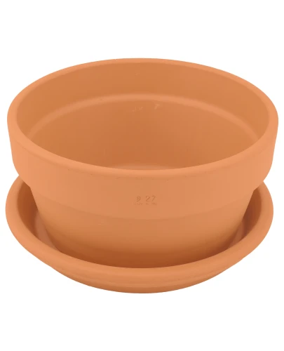 Doniczka ceramiczna MINI VASO D27 + Podstawka D28 1