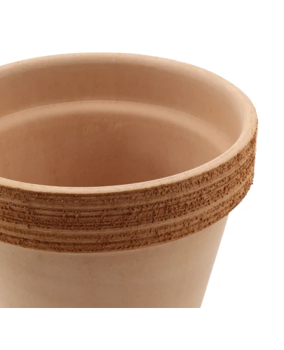 DEGREA Doniczka Ceramiczna Terakota VASO ARENA GRAFFIATO D15 cm + Podstawek D13 cm 2