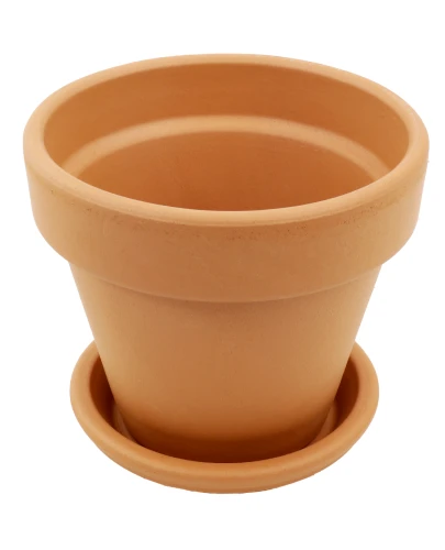 DEGREA Doniczka Ceramiczna Terakota VASO D13 cm + Podstawek D11 cm 1