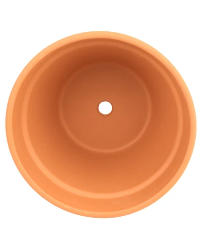 DEGREA Doniczka MEZZO VASO D17 Ceramiczna Terakota NISKA 17cm 4