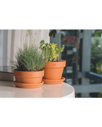 DEGREA Doniczka MEZZO VASO D25 Ceramiczna Terakota NISKA 25cm 5