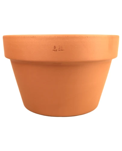 DEGREA Doniczka MEZZO VASO D31 Ceramiczna Terakota NISKA 31cm 1