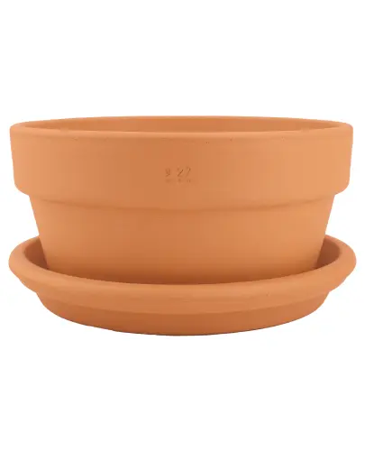Doniczka ceramiczna MINI VASO D27 + Podstawka D28