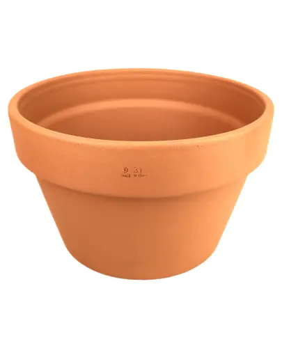 DEGREA Doniczka MEZZO VASO D31 Ceramiczna Terakota NISKA 31cm
